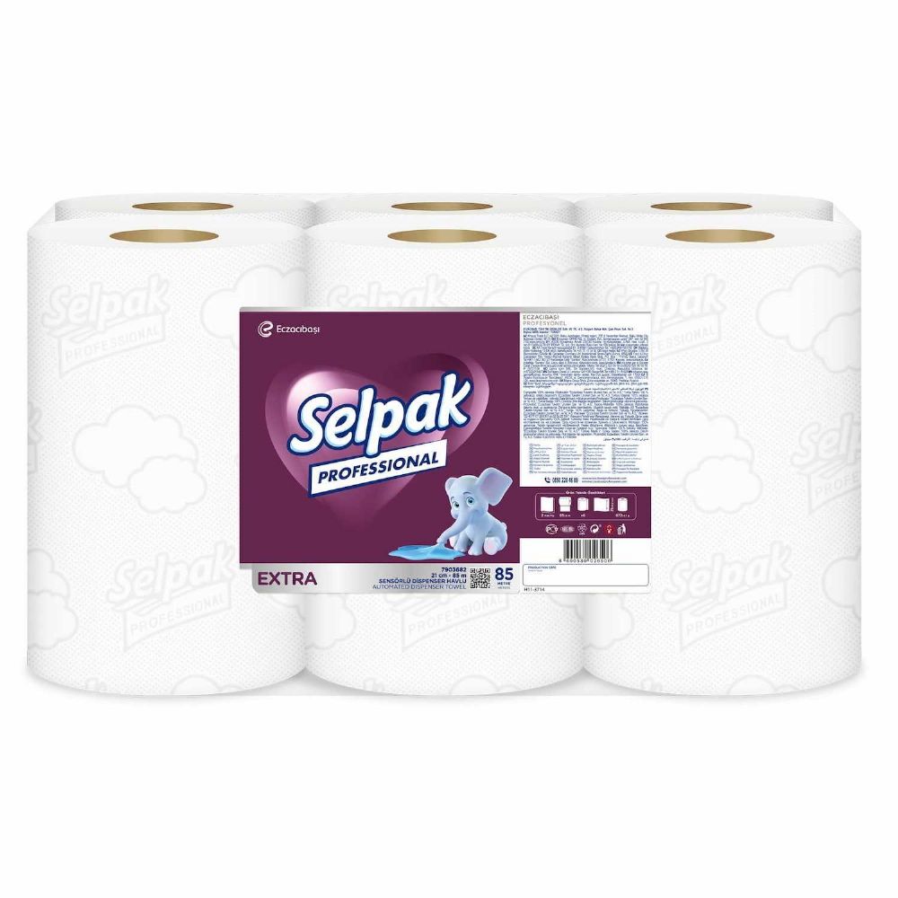 Selpak Professional Extra Sensörlü Dispenser Havlu 21cm - 85m