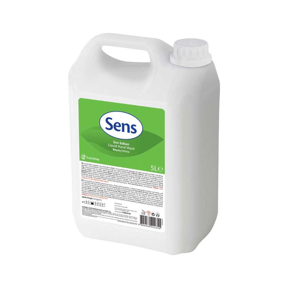 Sens Beyaz Sıvı Sabun 5L