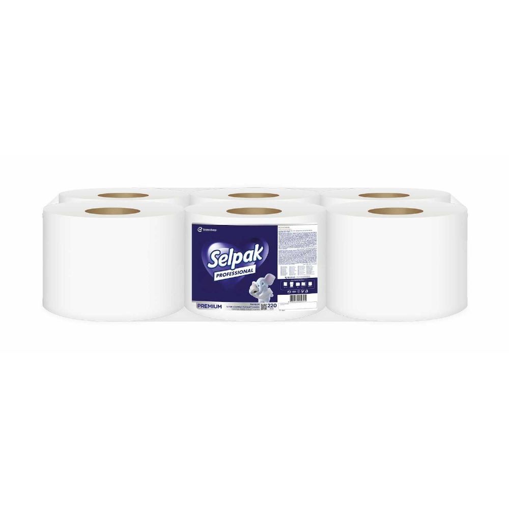 Selpak Professional Premium İçten Çekmeli Tuvalet Kağıdı 220 m