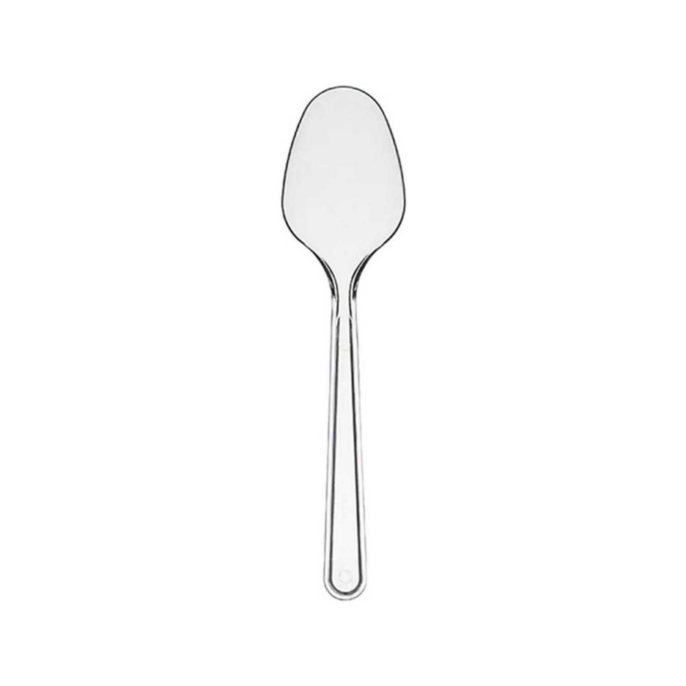 Lüx Plastik Kaşık Şeffaf