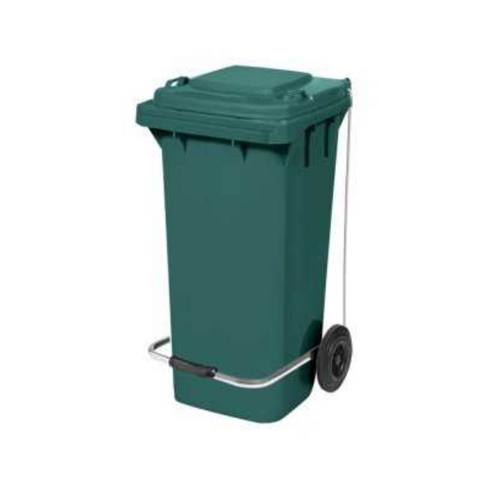 CTK 3005 - Pedallı Çöp Konteyneri 120lt, Yeşil